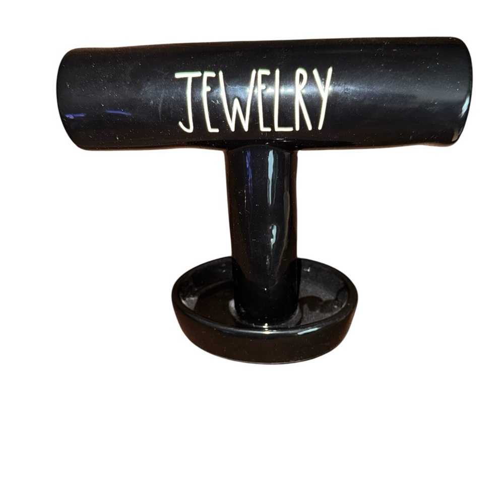 Rae Dunn Black Artisan Jewelry Stand
